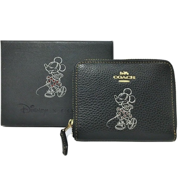 Coach Handbags - Coach Disney Minnie Mouse Black Wallet NWT